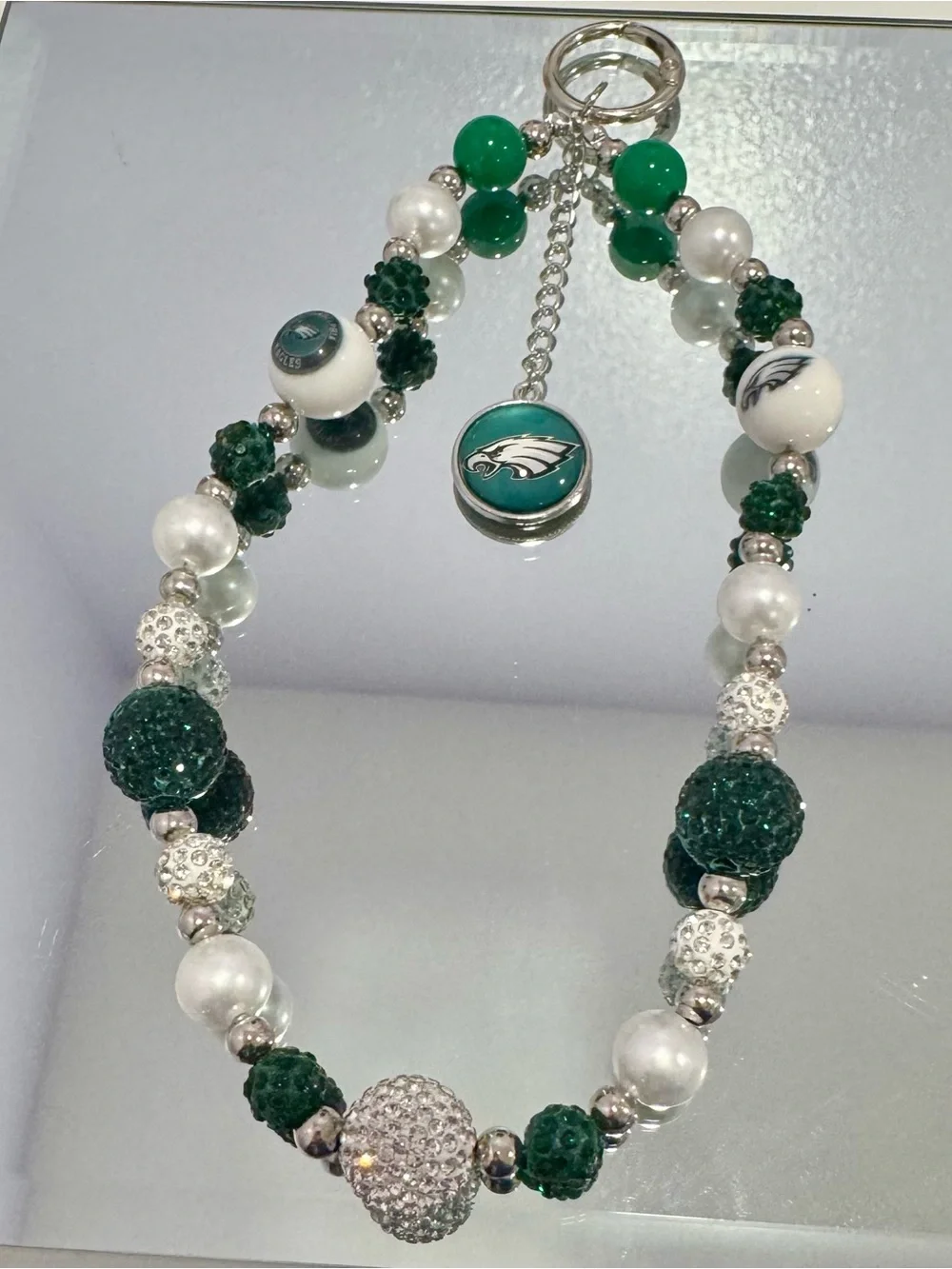 New Eagles Crystal Embellished Phone Chain
